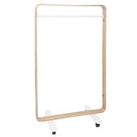 Klädställning rundad ram trä