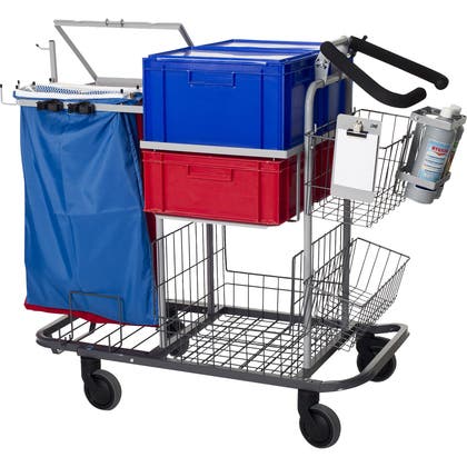 Städvagn S2 Systemvagn Stor komplett