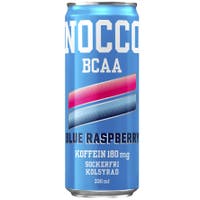 Energidryck Nocco Blue Raspberry 33 cl inkl pant