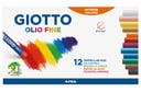 Oljepastellkrita Giotto 12/fp
