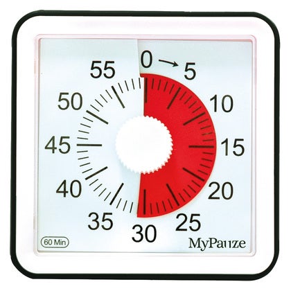 Koncentrationsklocka 8x8 cm