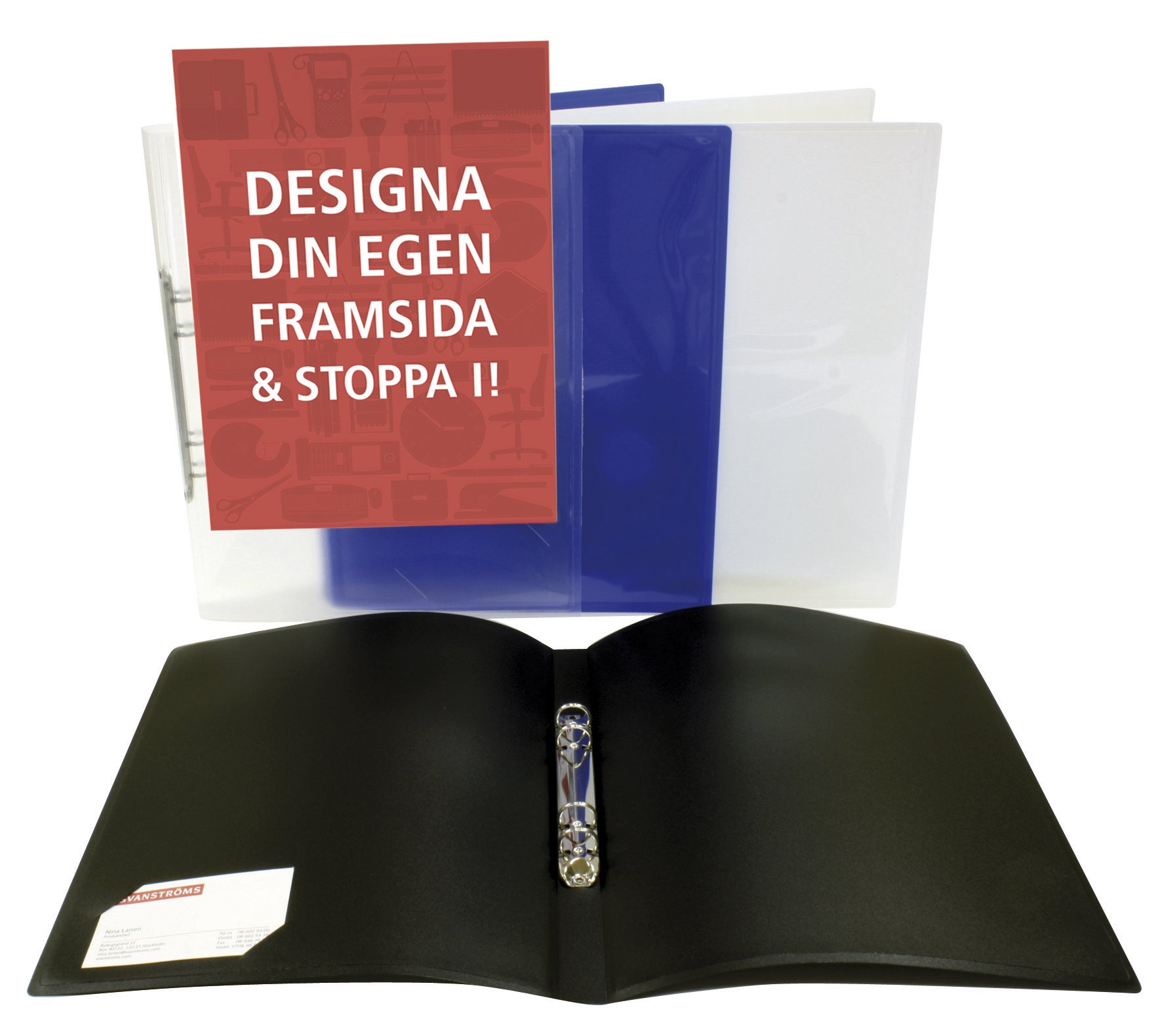 Ringpärm med ficka A4 & A3L Office Depot