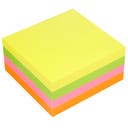 Notiskub 75x75 mm 320 blad neon