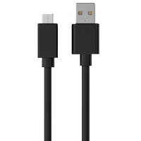 USB-C 2.0 – USB-A kabel 1 m svart