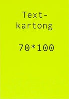 Kartong 70 x 100 cm fluor gul 5 st/fp