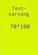 Kartong 70 x 100 cm fluor gul 5 st/fp