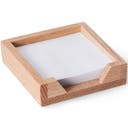 Notisställ 76x76 mm trä
