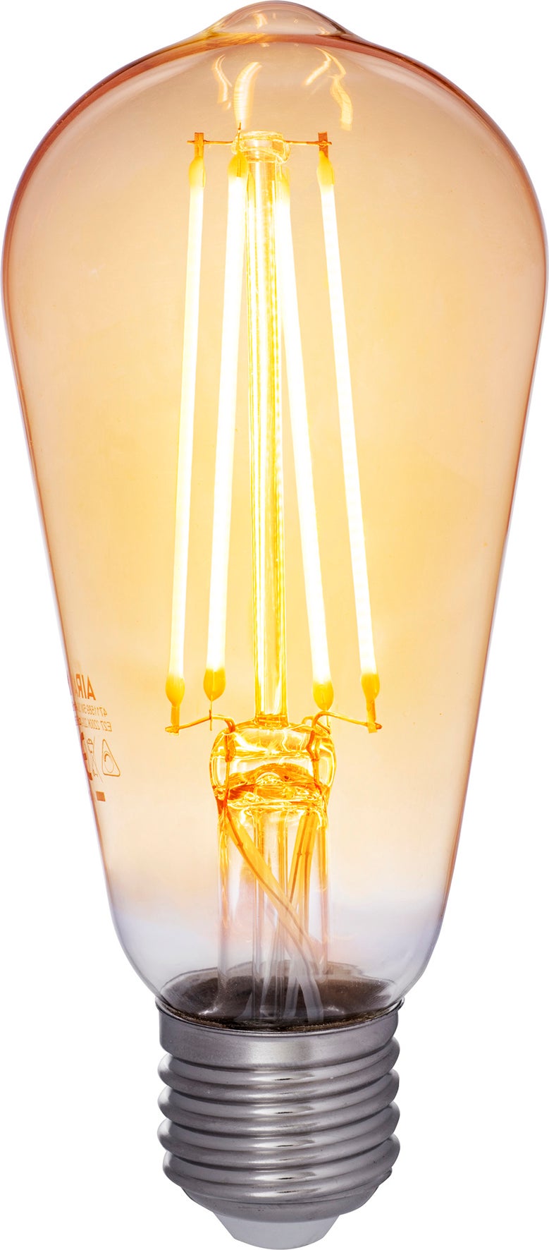 LED Filament Edison E27 4,5W Amber dimbar