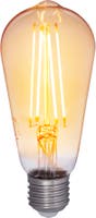 LED Filament Edison E27 4,5W Amber dimbar