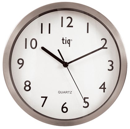 Väggklocka Tiq aluminium 20–25 cm