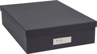 Föravaringsbox / Brevbox Bigso Oskar A4 grå