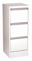 Hängmappsskåp A4 3-lådor vit