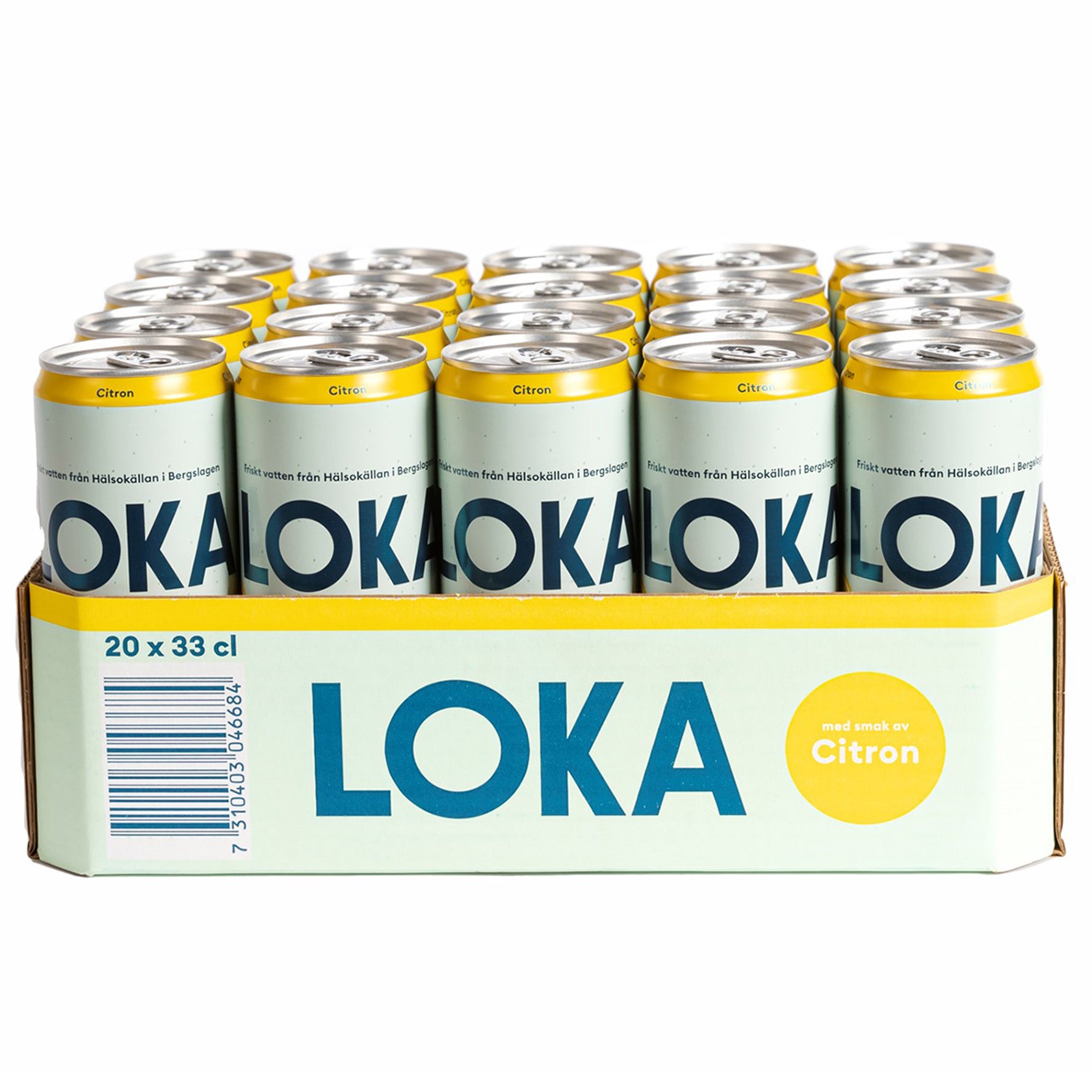 Mineralv. Loka Citron 33cl sle