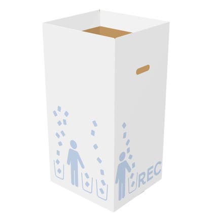 Papperskorg well 125 liter 5 st/fp