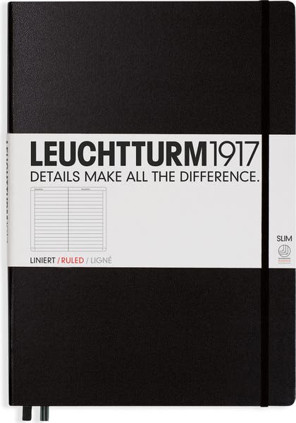 Anteckningsbok A4+ Linjerat Black