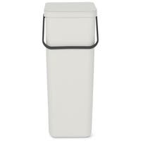 Avfallshink Sort&Go Ljusgrå 40 l