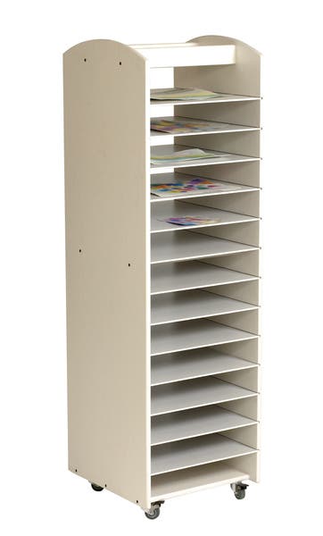 Tork- och förvaringshylla