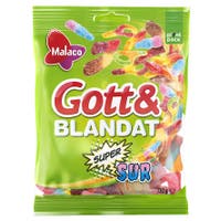 Godis Malaco Gott & Blandat Supersur 30x130 g