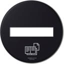 Lock papper svart