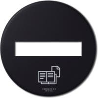 Lock papper svart