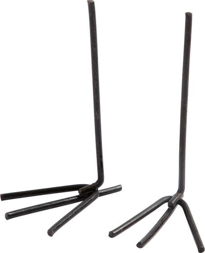 Fågelfötter & kycklingfötter svart metall 20/fp