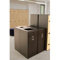 Sorteringskärl 125 liter lock utan hål