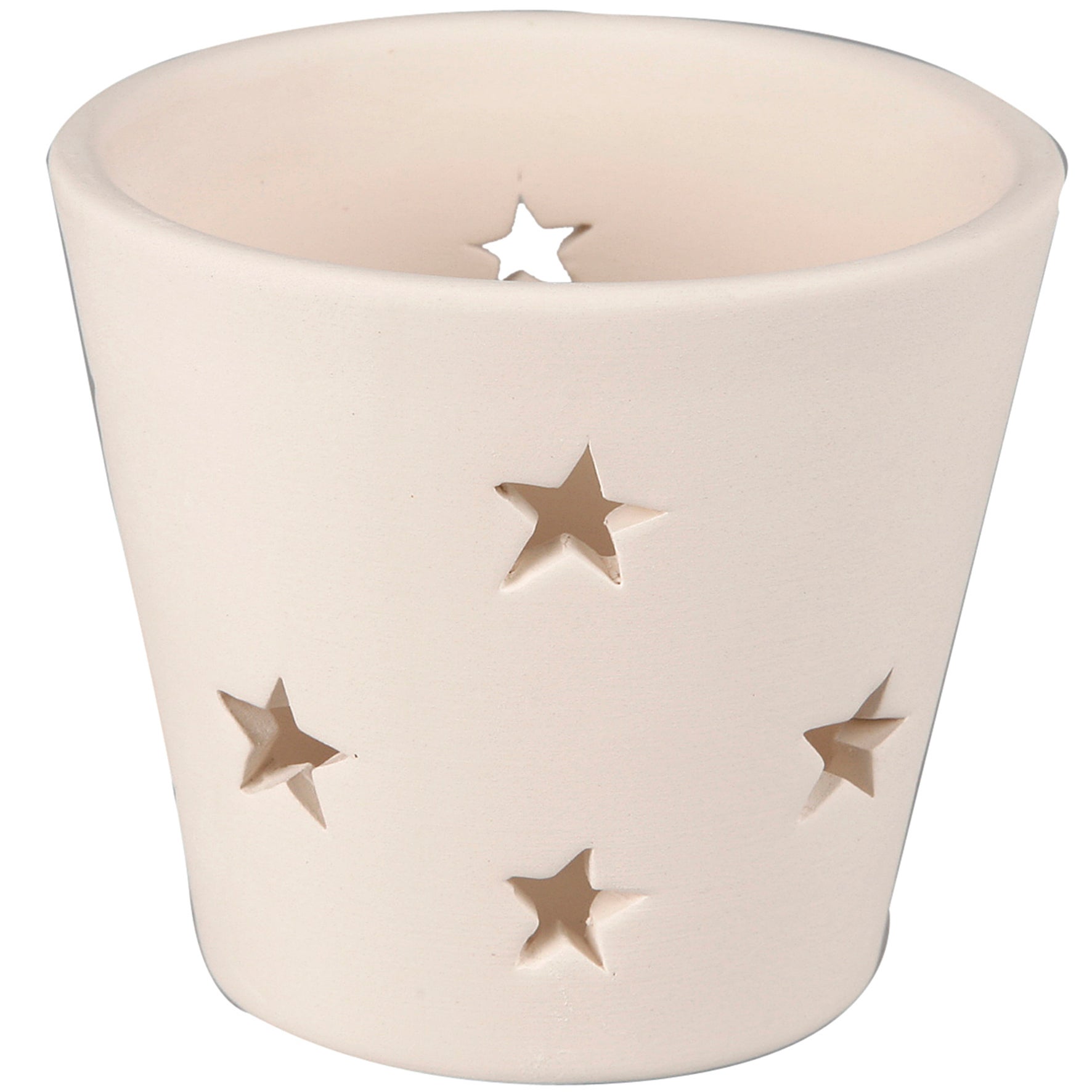 Värmeljusstake vit 12-pack