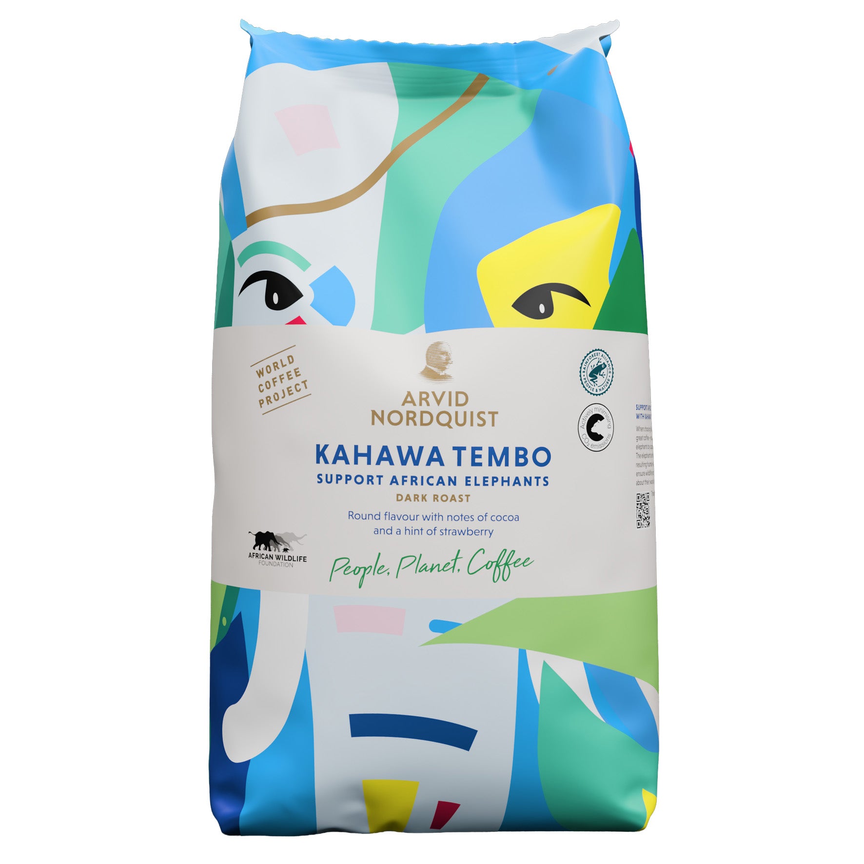 Kaffe Kahawa Tembo Hela bönor Mörkrost 750 g