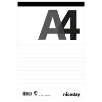 Perforerat block A4 100blad linjerat