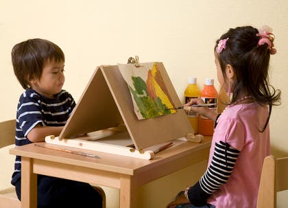 Staffli Bords trä dubbelsidig