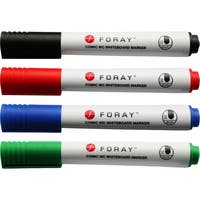 Whiteboard-penna rund spets 4 st/set