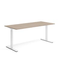 Skrivbord 1800 x 800 mm Vit ask/Vit