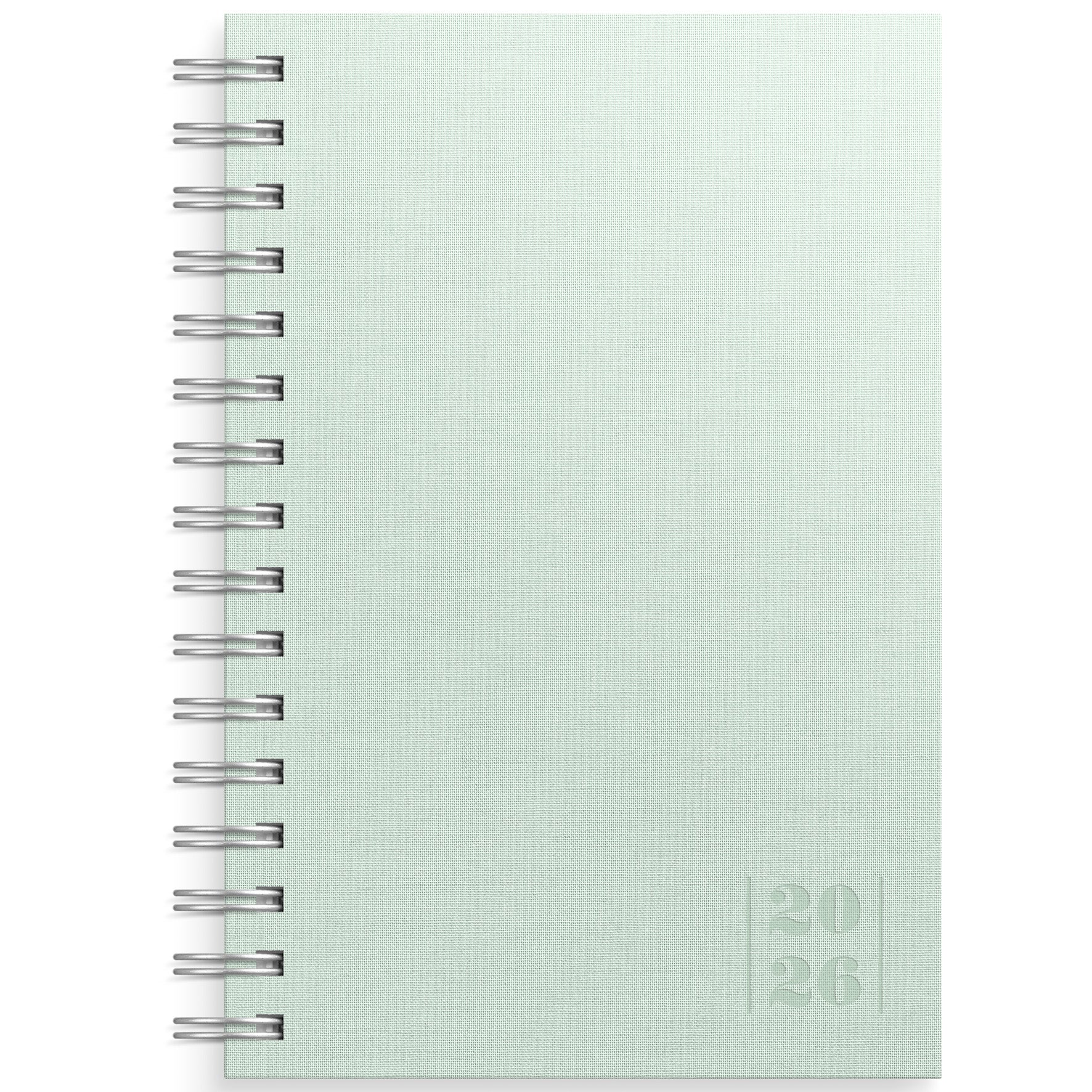 Dagbok Textile grön 2026