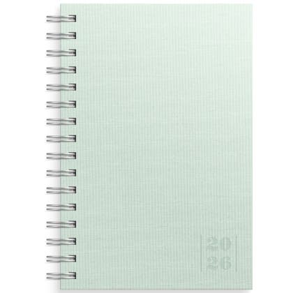 Dagbok Textile grön 2026