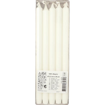 Kronljus 100% Stearin Papstar