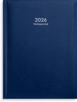Veckojournal 2026 blå