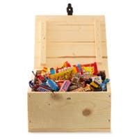 Trälåda med inslaget godis 1000 g