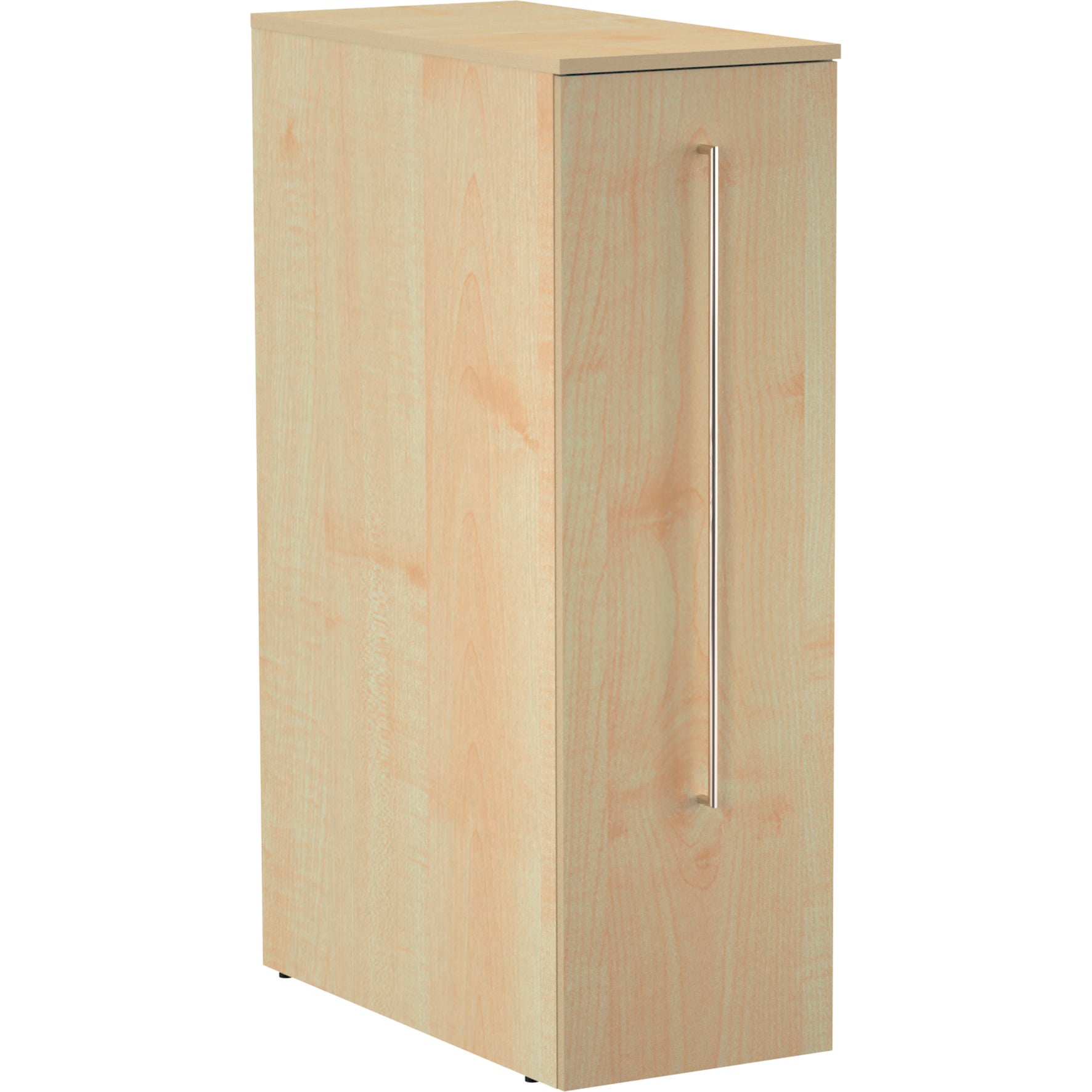 Sidoskåp björkmelamin högerutförande Lanab