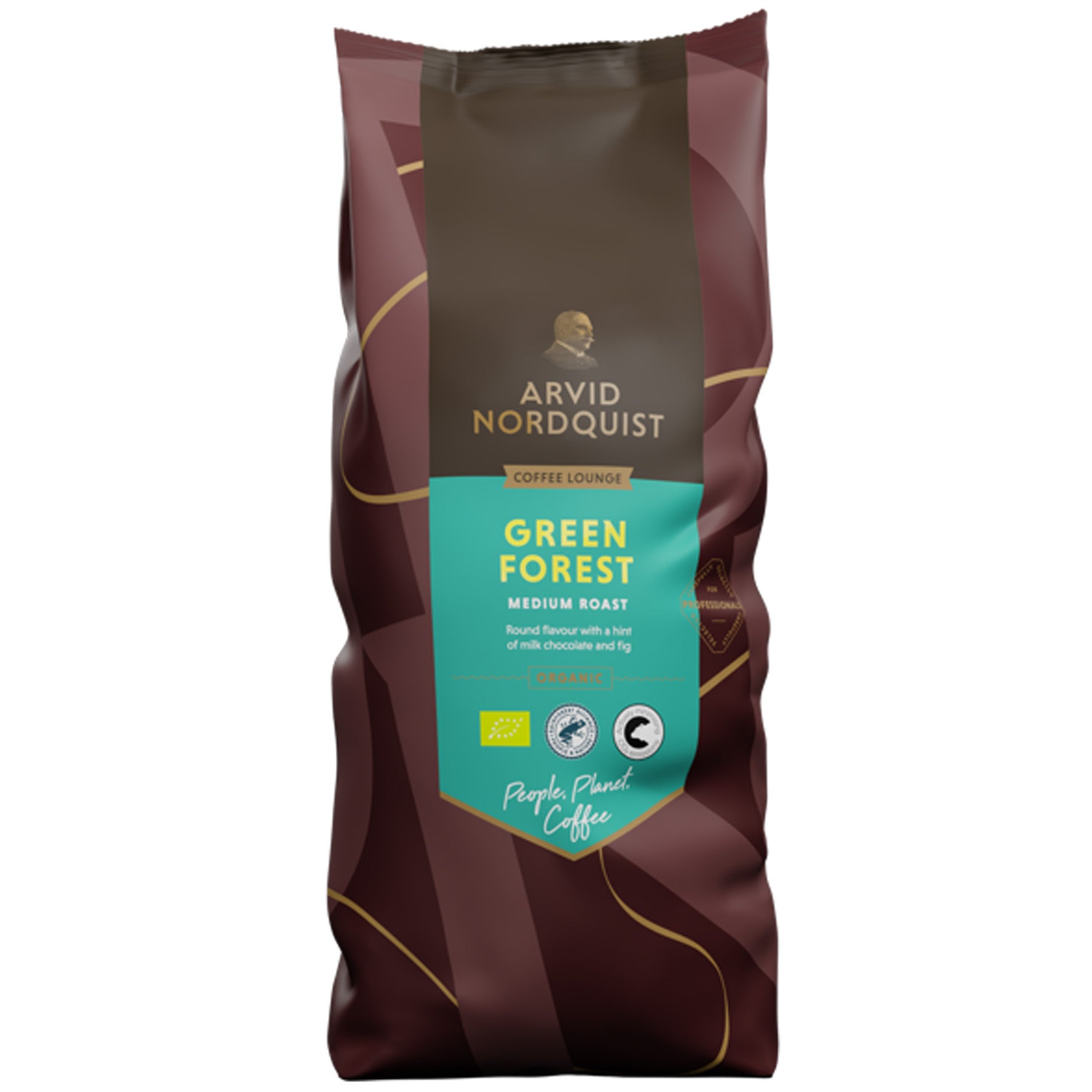Kaffebönor hela Green Forest 1 kg Arvid Nordquist
