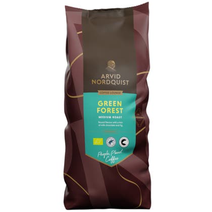 Kaffebönor hela Green Forest 1 kg Arvid Nordquist