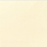 Servett 33x33 3-lag,vanil125/f