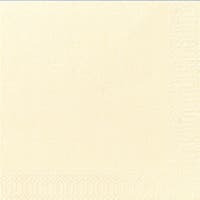 Servett 33x33 3-lag,vanil125/f