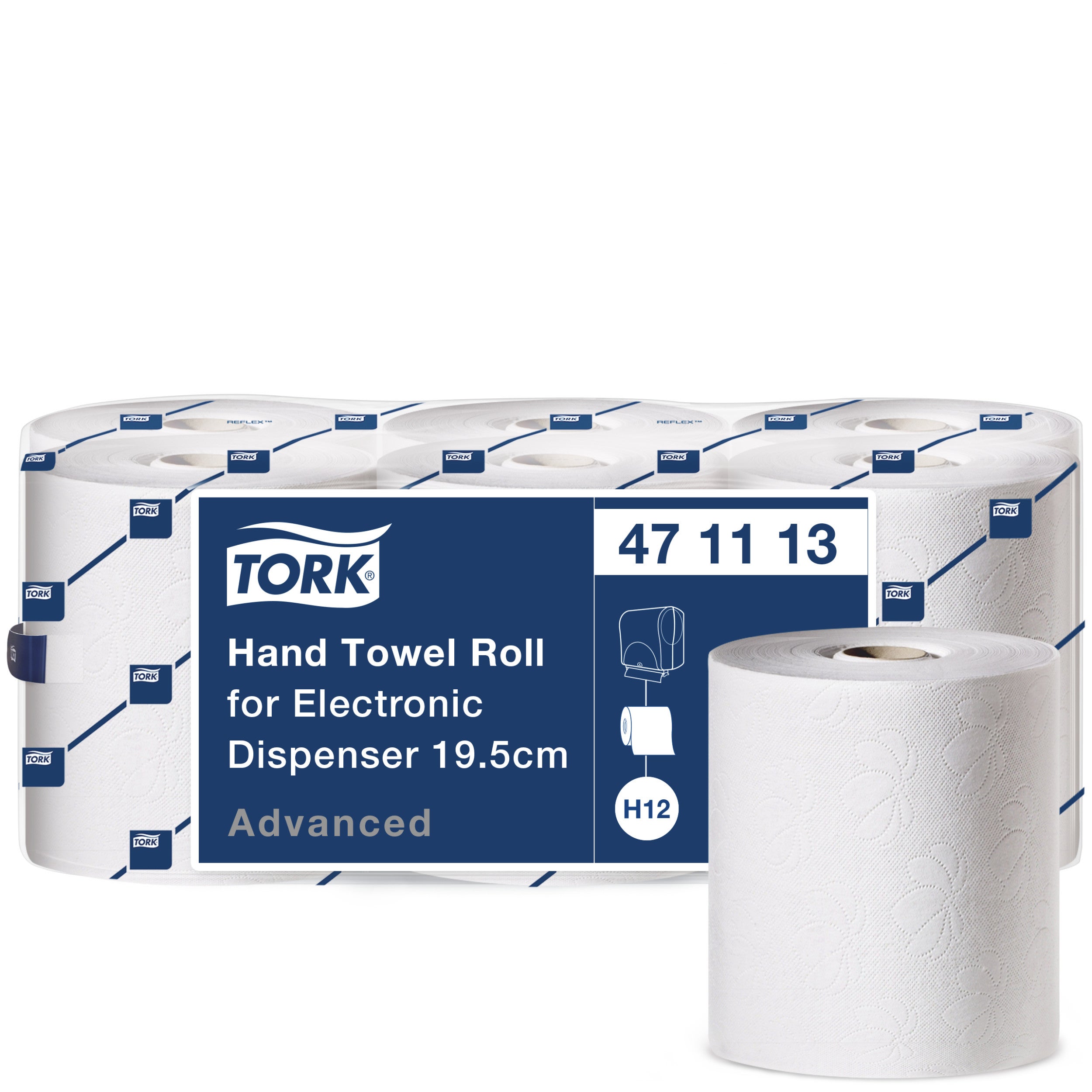 Pappershandduk på rulle Tork H12 6-pack vit