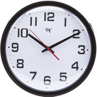 Väggklocka Classic Ø 348 mm svart Tiq