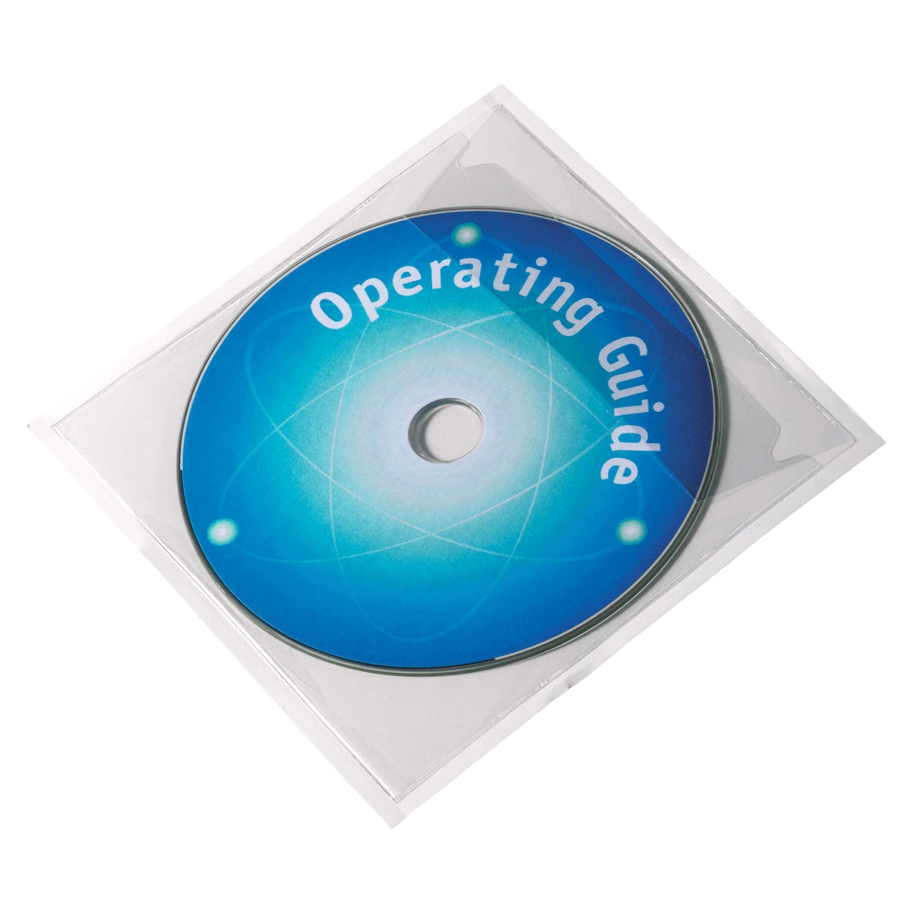 CD-/DVD-förvaring självhäftande 10-pack