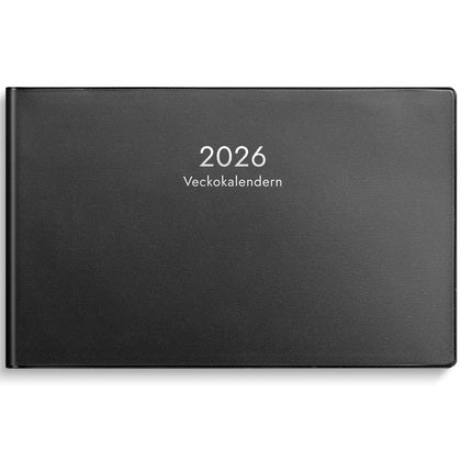 Veckokalendern 2026 svart plast