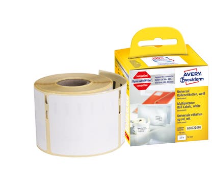 Etiketter Avery AS0722440 70 x 54 mm 320 st/fp