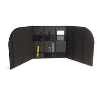 Ljuddämpande bordsskärm 50x50x50 cm