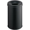 Papperskorg SAFE 30 liter svart