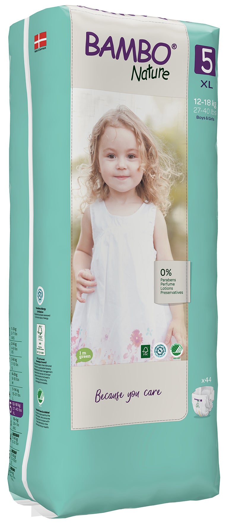 Blöja Bambo Nature 12-18 kg tall 44 st/fp